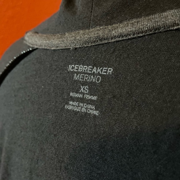 Icebreaker Merino Women’s Merino Cowl Neck Long Sleeve Layering Essential Top - Picture 2 of 6